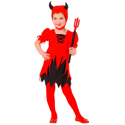 Kostium na Halloween dla dziecka Diabełki 2-częściowy