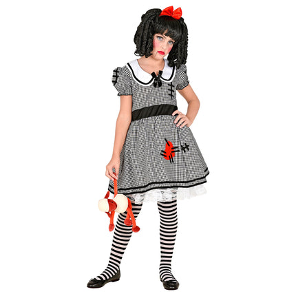 Kostium na Halloween Lalka White Black Girl