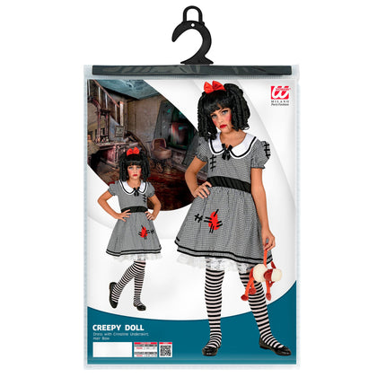 Kostium na Halloween Lalka White Black Girl