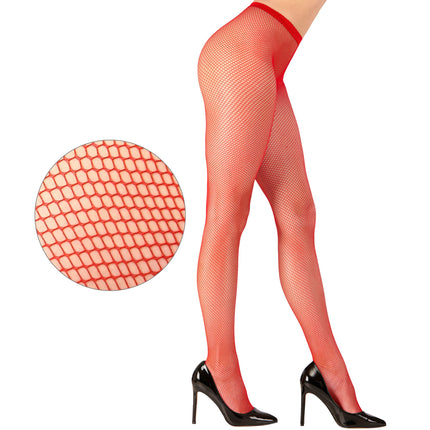 Red Panty Fishnet Hole