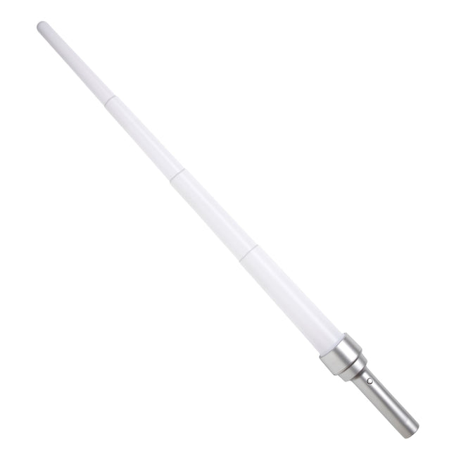 Biały sztuczny miecz ze światłem 90 cm