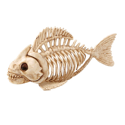 Halloweenowa ryba szkielet 23 cm