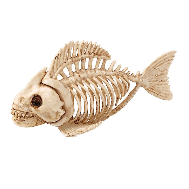 Halloweenowa ryba szkielet 23 cm
