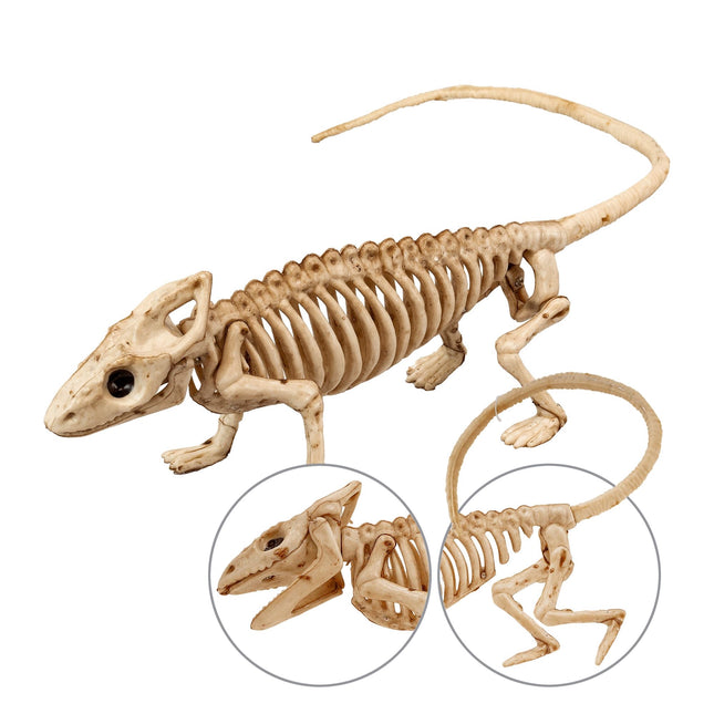 Halloweenowy szkielet iguany 43 cm