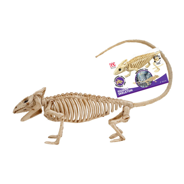 Halloweenowy szkielet iguany 43 cm