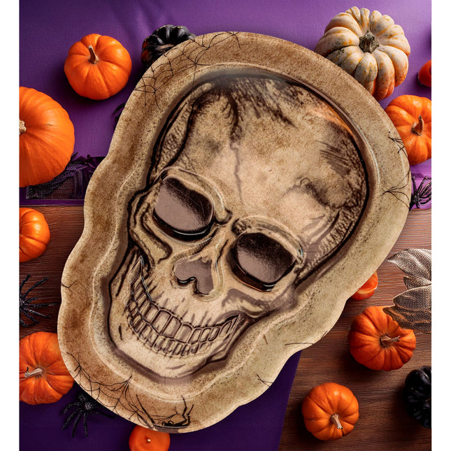 Taca na Halloween Czaszka 25 cm