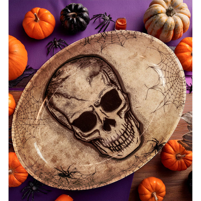 Taca na Halloween Czaszka 32 cm