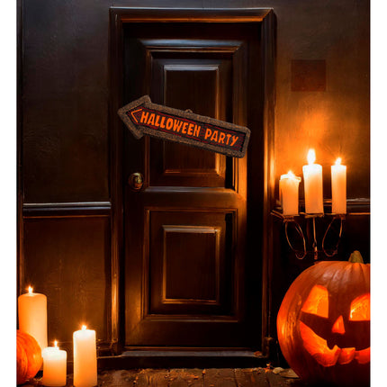 Tabliczka na drzwi Halloween Party 56cm