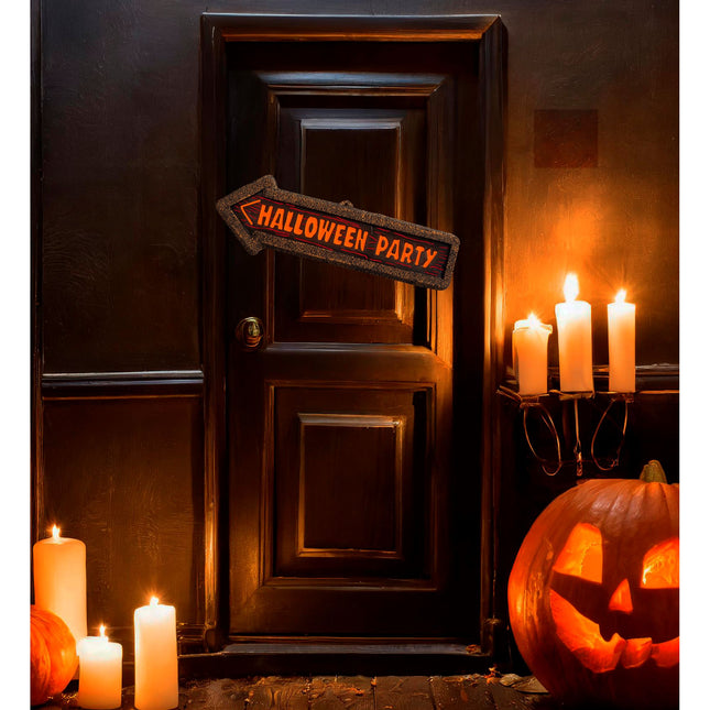 Tabliczka na drzwi Halloween Party 56cm