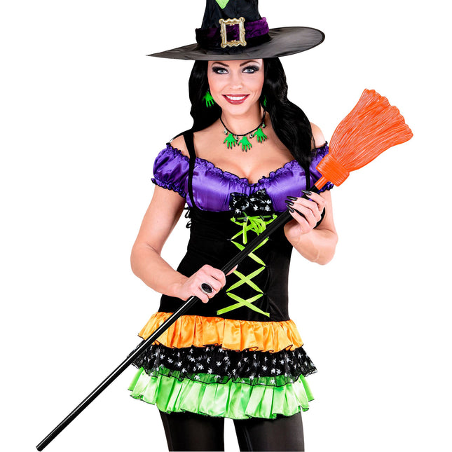 Halloweenowa miotła czarownicy 1,22 m