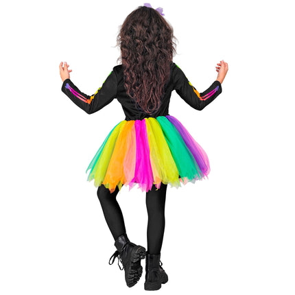 Strój na Halloween Kolorowy Szkielet