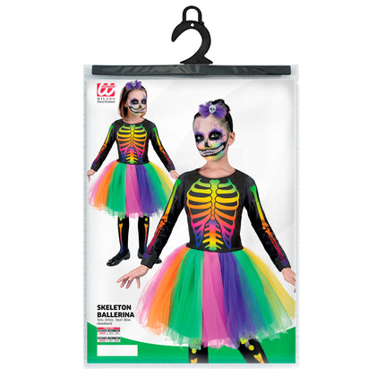 Strój na Halloween Kolorowy Szkielet