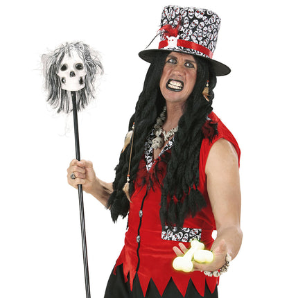 Fałszywe boty na Halloween świecące w ciemności 2 szt