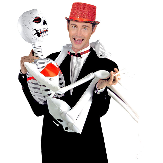 Nadmuchiwany szkielet na Halloween 1,83 m