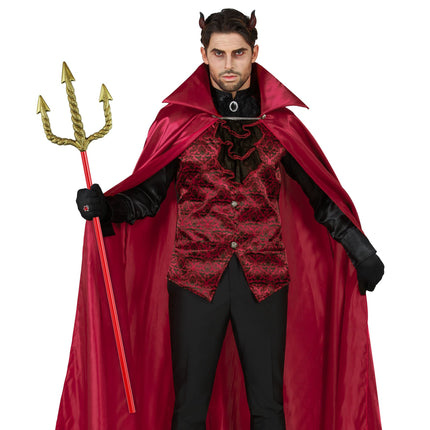 Trójząb Halloween czerwony złoty
