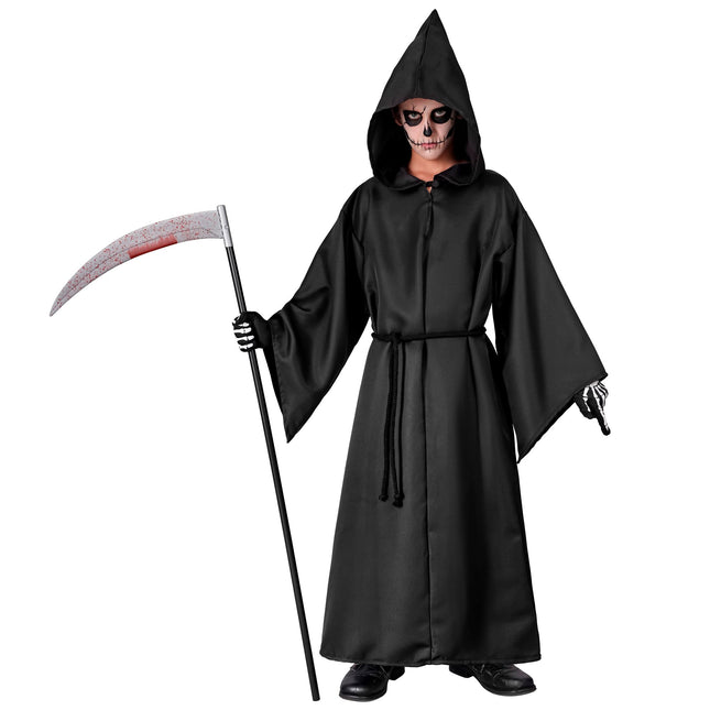 Kostium na Halloween Czarne dziecko Żniwiarz