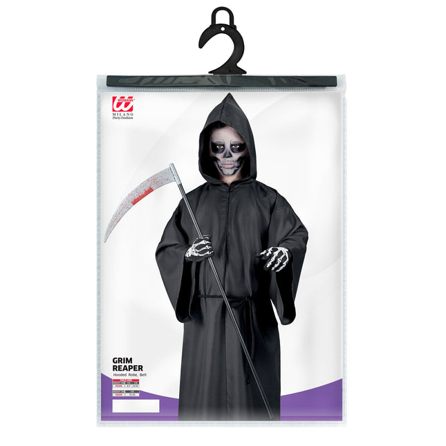 Kostium na Halloween Czarne dziecko Żniwiarz