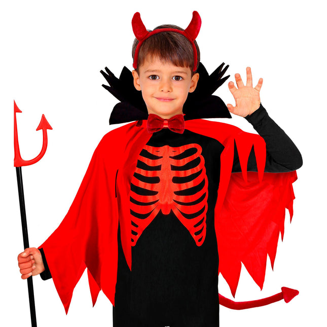 Zestaw akcesoriów na Halloween Czerwony Diabeł