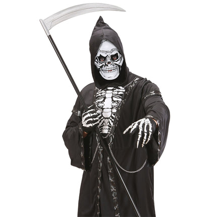 Maska na Halloween Czarna Biała Czaszka