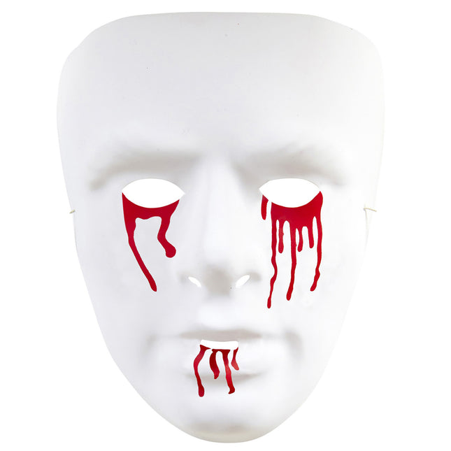 Maska na Halloween Czerwona Krwawa