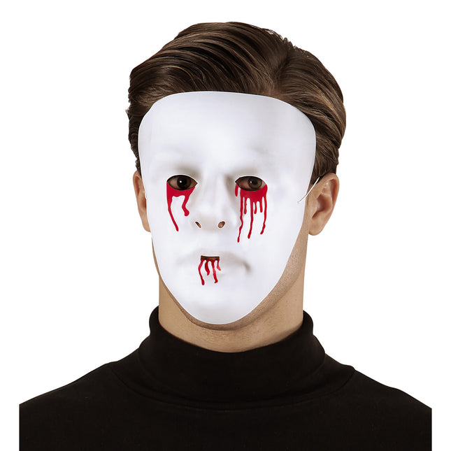 Maska na Halloween Czerwona Krwawa