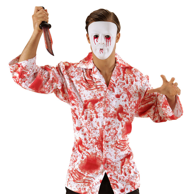 Maska na Halloween Czerwona Krwawa
