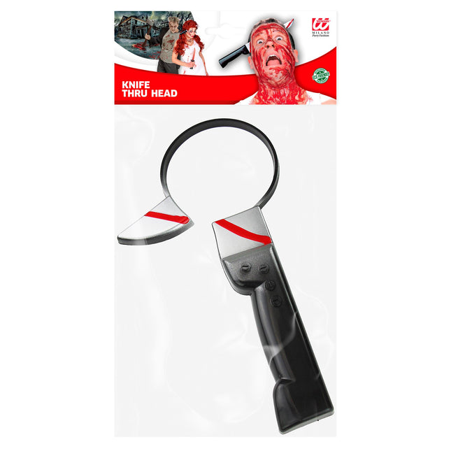 Opaska do włosów na Halloween Srebrny nóż