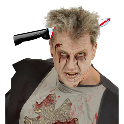 Opaska do włosów na Halloween Srebrny nóż