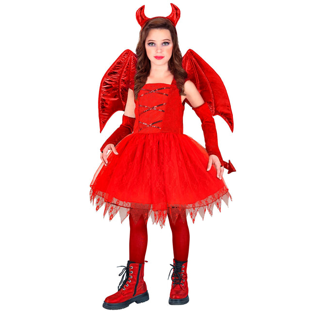 Kostium na Halloween Czerwona dziewczyna Duicel 6 szt