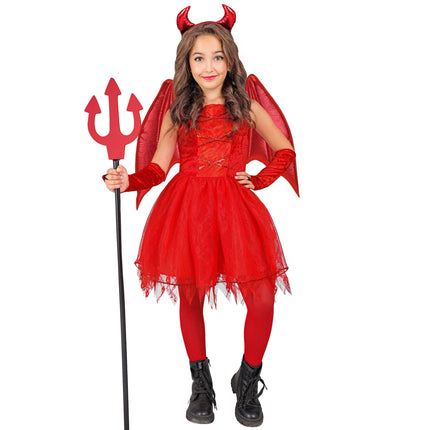 Kostium na Halloween Czerwona dziewczyna Duicel 6 szt