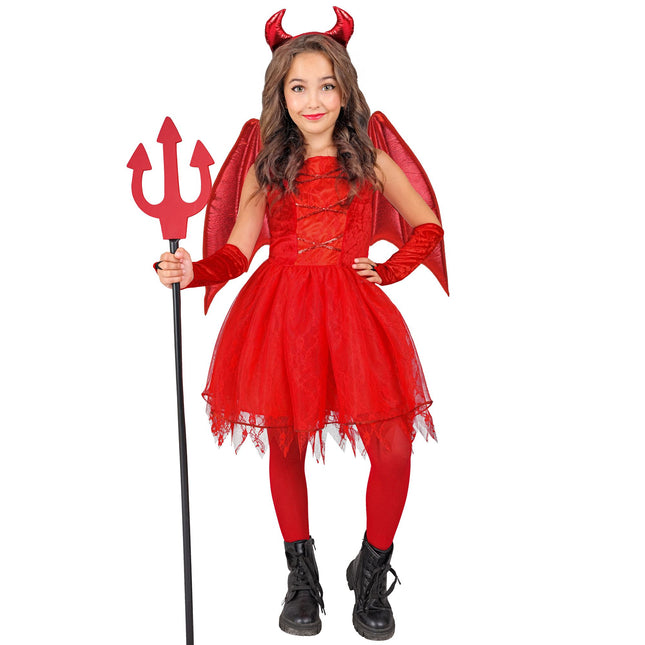 Kostium na Halloween Czerwona dziewczyna Duicel 6 szt