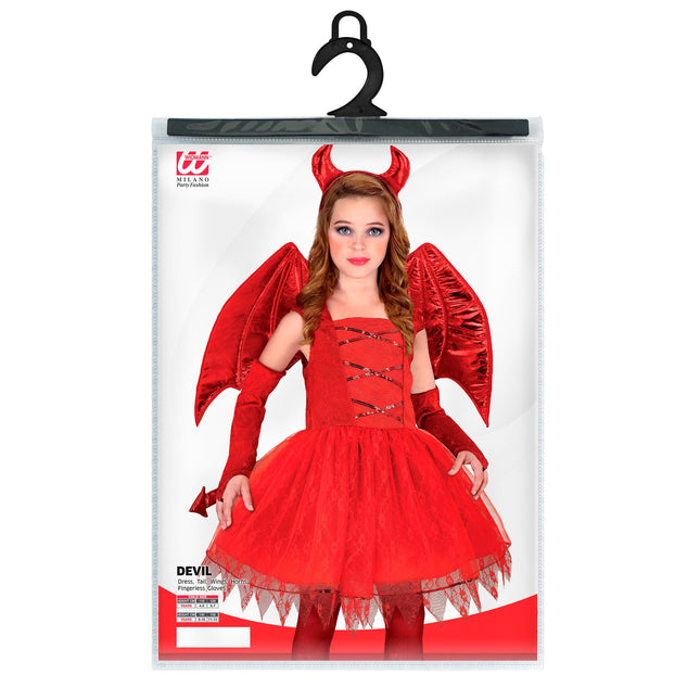 Kostium na Halloween Czerwona dziewczyna Duicel 6 szt