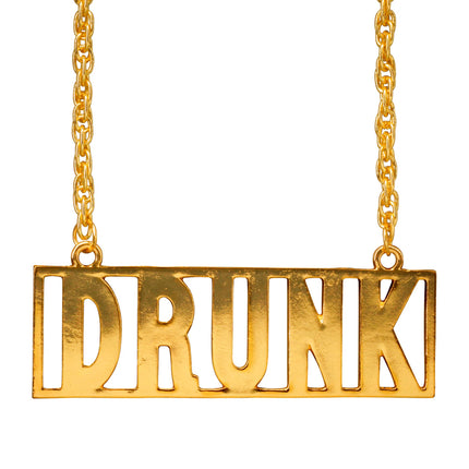 Złoty naszyjnik Drunk