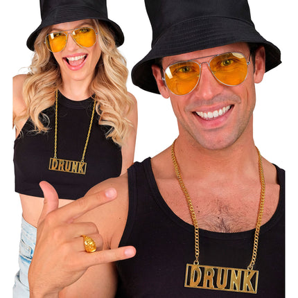 Złoty naszyjnik Drunk