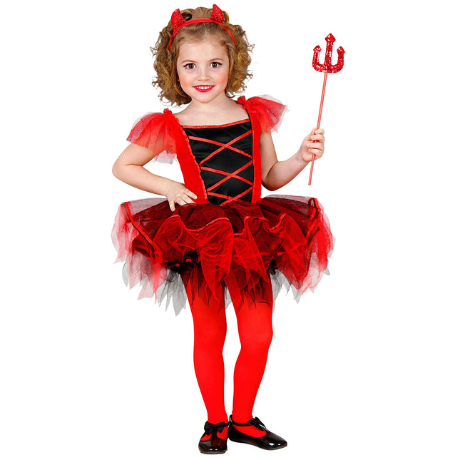 Sukienka na Halloween Baby Devil Ballerina