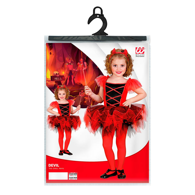 Sukienka na Halloween Baby Devil Ballerina