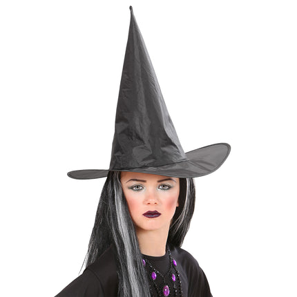 Kapelusz na Halloween Czarna Czarownica