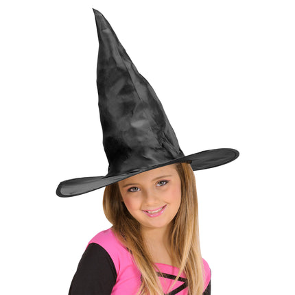 Kapelusz na Halloween Czarna Czarownica