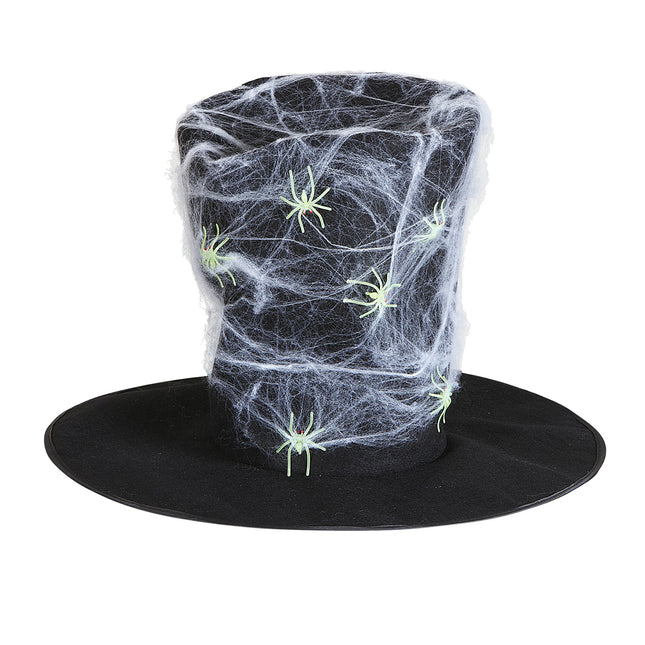 Halloweenowy kapelusz pajęcza sieć