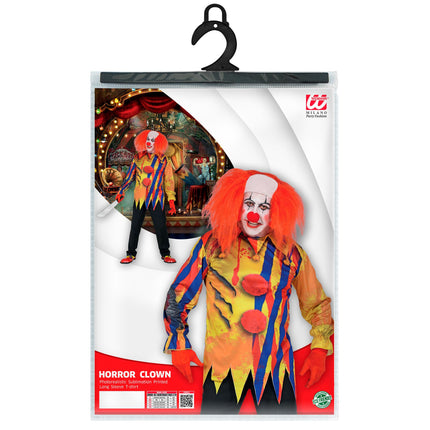 Męska koszula klauna na Halloween