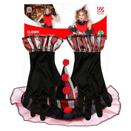 Zestaw akcesoriów na Halloween Klaun