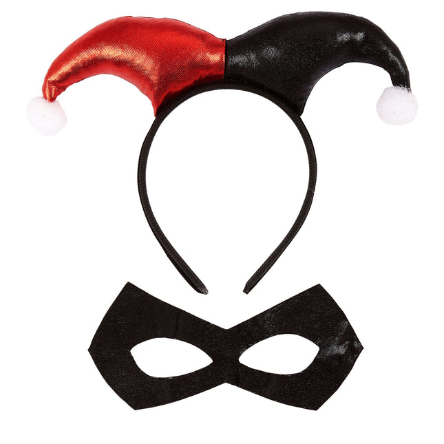 Zestaw akcesoriów na Halloween Harlequin