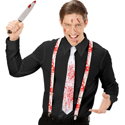 Krwawy krawat na Halloween