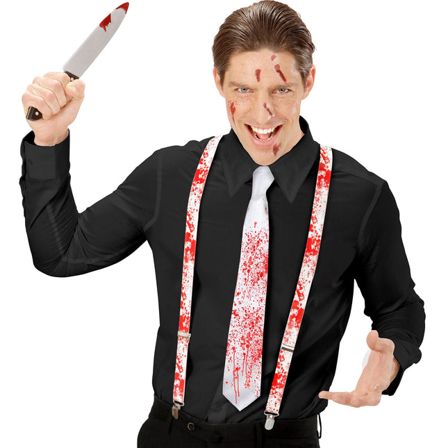 Krwawy krawat na Halloween