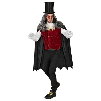 Kostium na Halloween Wampir męski 3-częściowy