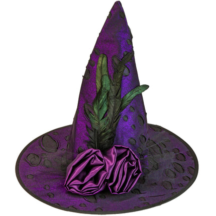 Kapelusz na Halloween Fioletowa Czarownica