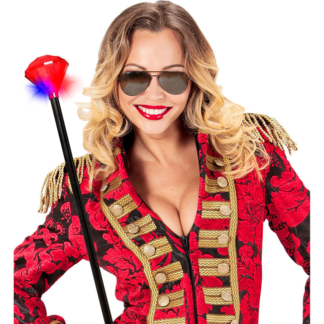 Różdżka na Halloween ze światłem 88 cm