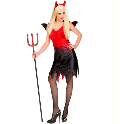 Sukienka na Halloween Czerwony Czarny Damski Seksowny Diabeł