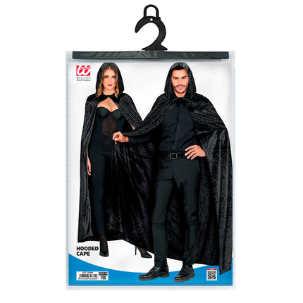 Peleryna na Halloween czarna 1,5 m