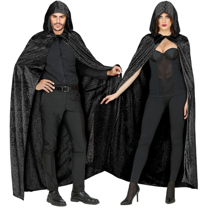 Peleryna na Halloween czarna 1,5 m